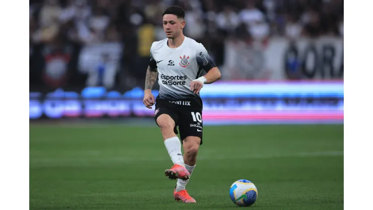 © Ettore Chiereguini/AGIFGarro jogador do Corinthians durante partida contra o Juventude na Arena Corinthians pelo campeonato Brasileiro A 2024.