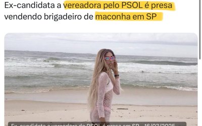 Ex-candidata a vereadora pelo PSOL é presa vendendo brigadeiro de maconha em SP - UOL